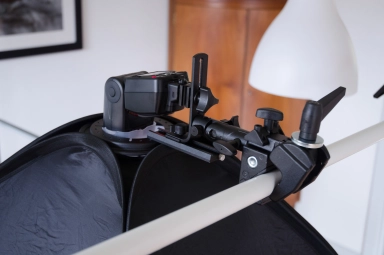 The lightbox setup The lightbox setup