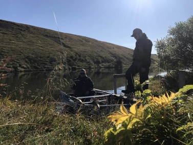 A boat in the priest Pool A boat in the priest Pool