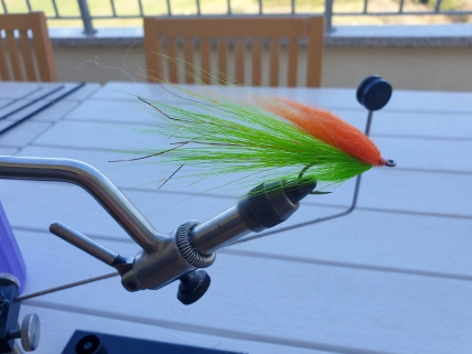 Orange and chartreuse Orange and chartreuse