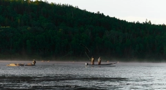 Boats and wading anglers Boats and wading anglers