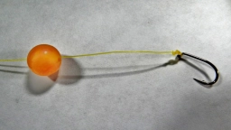 The bead in place The bead in place