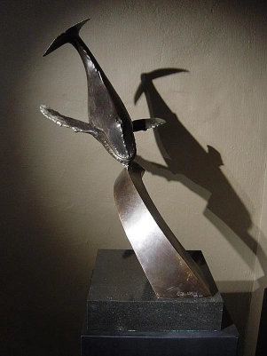 A humpback whale A humpback whale