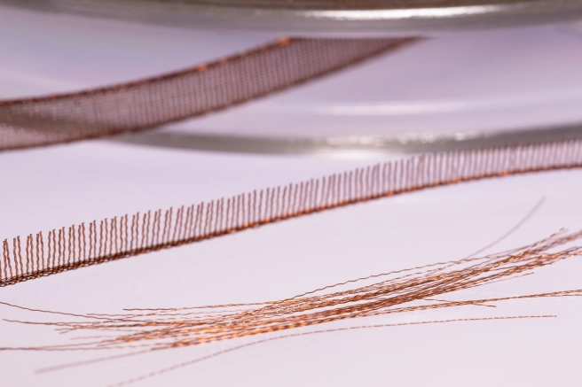 The stripped organza ribbon The stripped organza ribbon