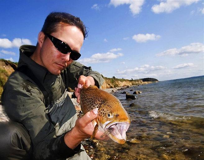 A trophy trout A trophy trout