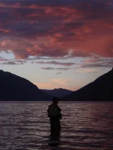 User submitted picture: Fishing with small dries ...